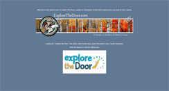 Desktop Screenshot of explorethedoor.com