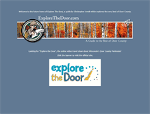 Tablet Screenshot of explorethedoor.com